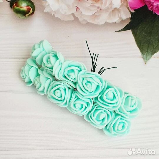Розы из фоамирана