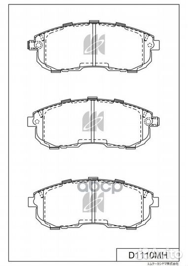 Колодки тормозные nissan maxima QX/tiida/juke/T