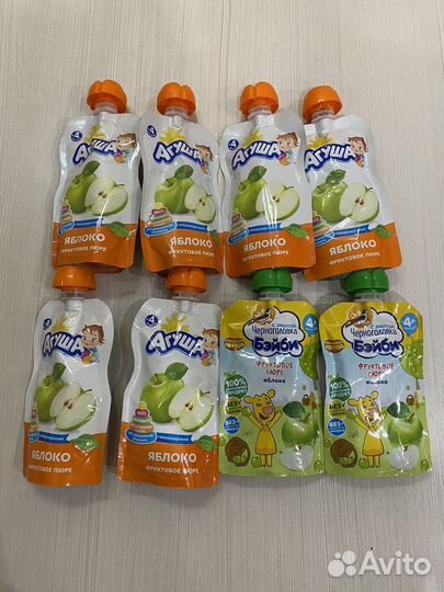 Детское питание пюре фруктовое