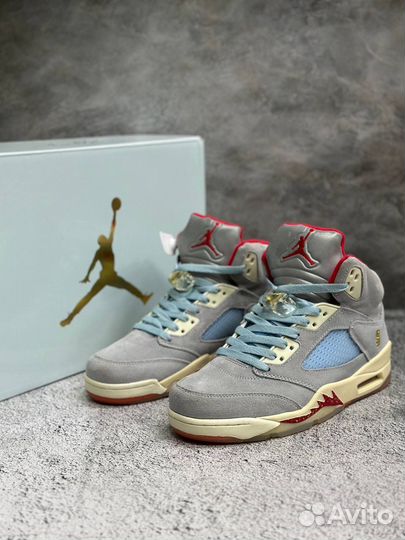 Кроссовки Air Jordan 5 Trophy Room Retro Ice Blue