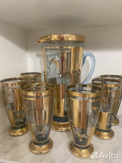 Графин и бокалы гдр