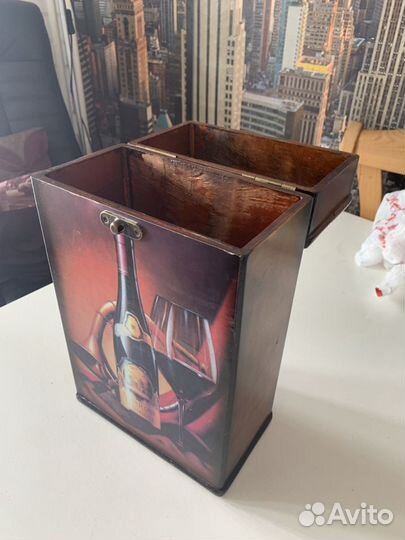 Сундук шкатулка для вина