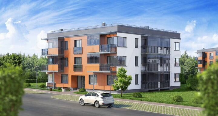 3-к. квартира, 83,5 м², 2/4 эт.