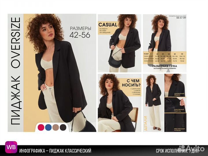 Дизайн карточек маркетплейс WB