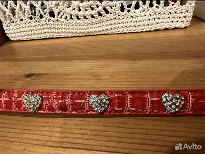 Ошейник со стразами