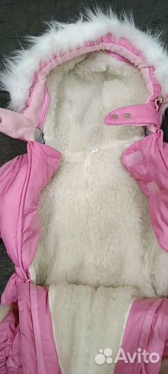 Комбинезон для девочки осень-зима 74