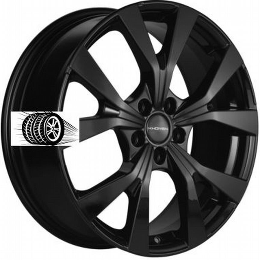 Литые диски Khomen Wheels 7×R19 5×114.3
