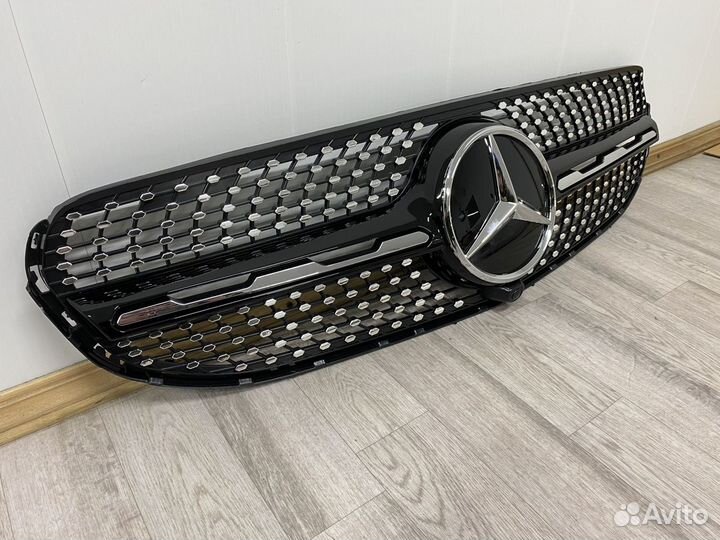 Решетка радиатора Mercedes glc 253 diamond рест