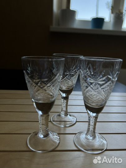 Хрустальные рюмки СССР