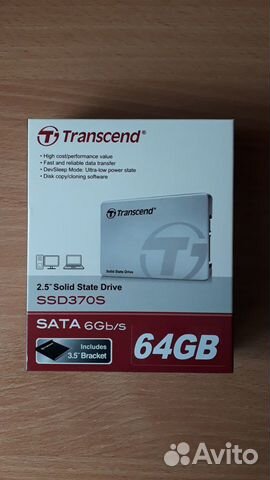 SSD-накопитель 64 Гб Transcend 370S