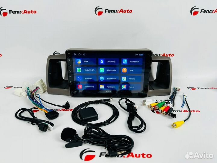 Магнитола Toyota Corolla 120 Android 2-32 Гб