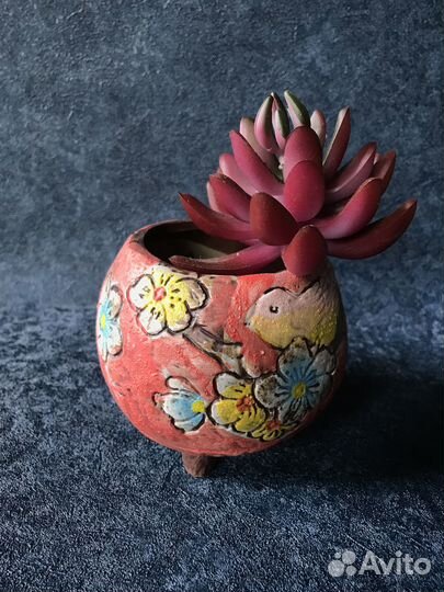 Горшочки для цветов настольные в ассортименте