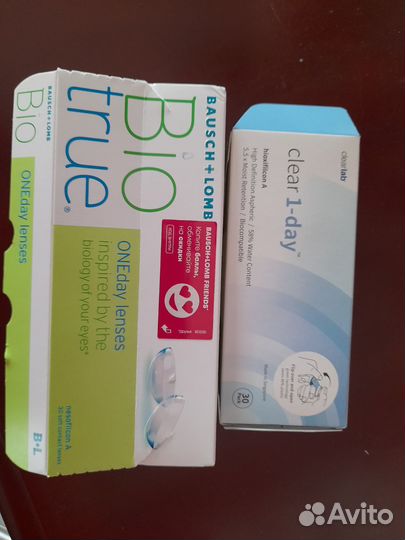 Линзы контактные