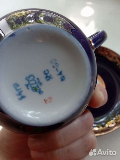 Чайная пара и 4 тарелки