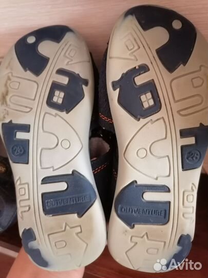 Сандали на мальчика 27-28 размер 2 шт