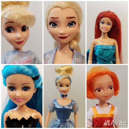 Кукла disney Эльза Ариэль Золушка