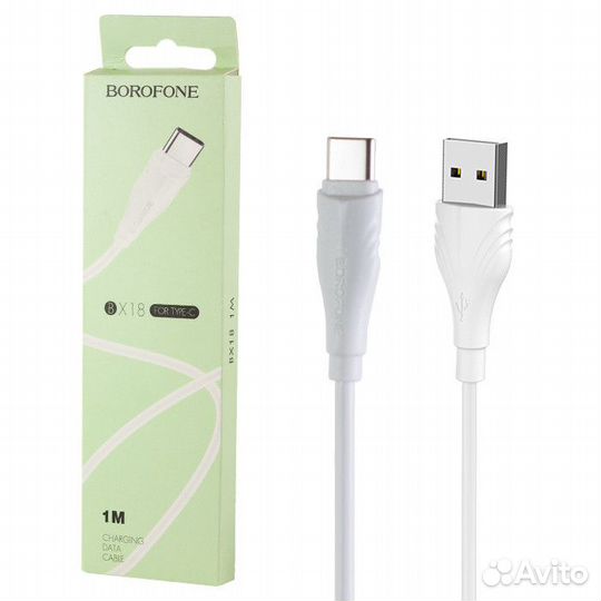 Кабель Borofone Lightning BX18 1m