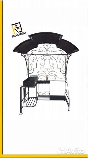 Мангал с крышей