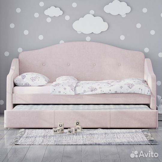 Детская кровать с выдвижным ящиком