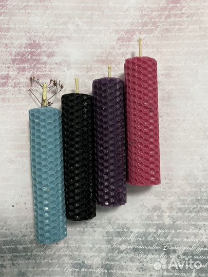 Свечи из натуральной вощины с травами