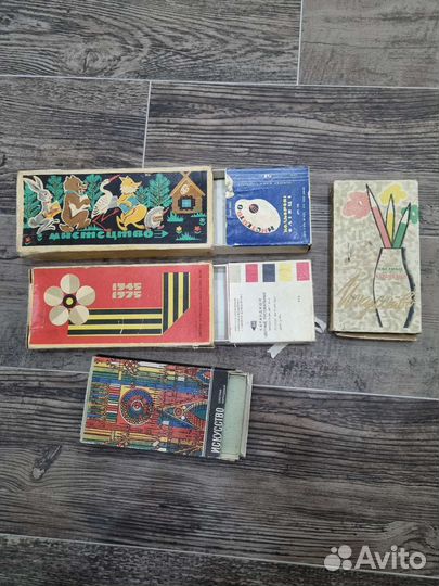 Карандаши СССР. Коробки пустые одним лотом