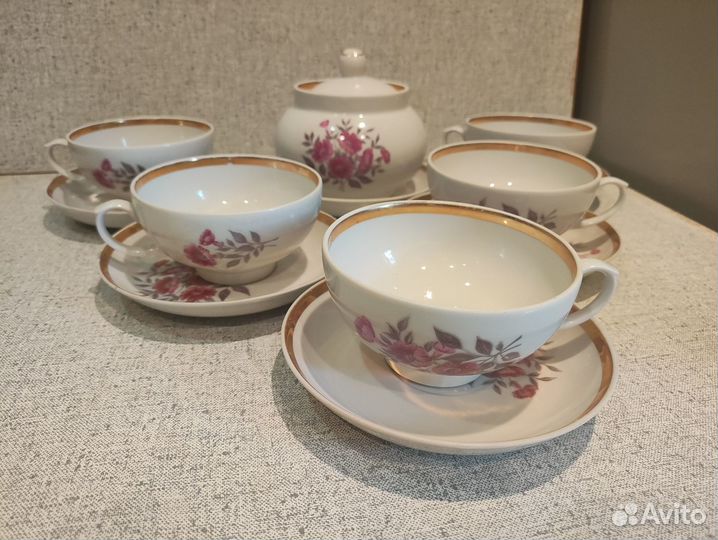 Остатки чайного сервиза Дулево СССР