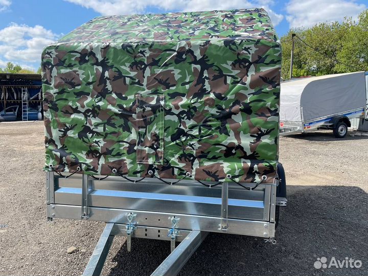 Прицеп легковой для квадрика 2.5х1.5 с выс. тентом