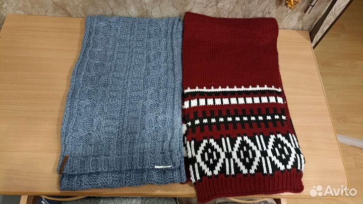 Женские шапки и шарфы новые