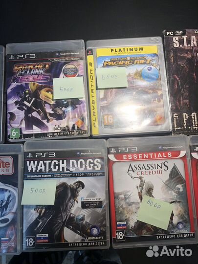 Игровые диски на ps3,DVD