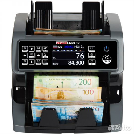 Счетчик банкнот DoCash 3200 HD новая версия