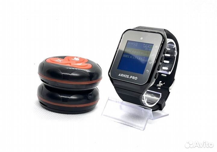 Кнопка вызова официанта с часами для кафе, баров