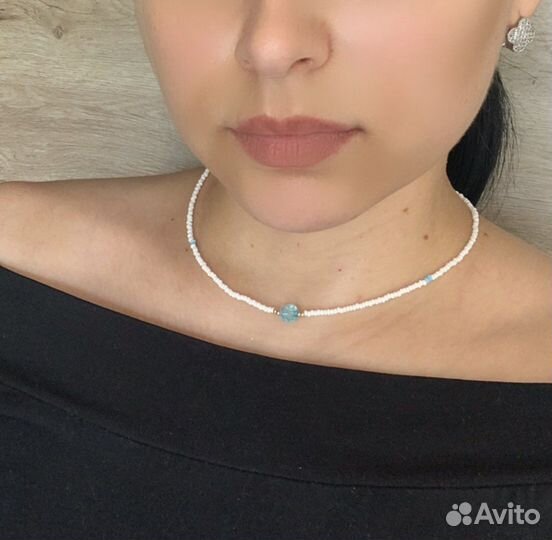 Чокер из бисера