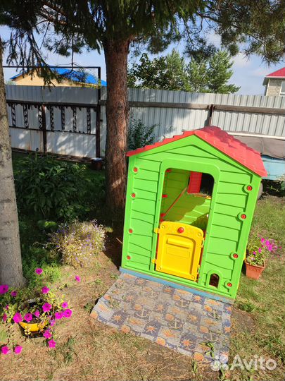 Детский игровой домик уличный пластиковый