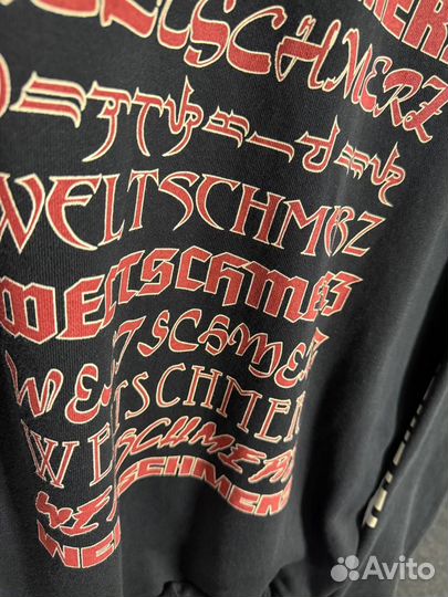 Зип худи Vetements Zurich оверсайз (топ 2025)