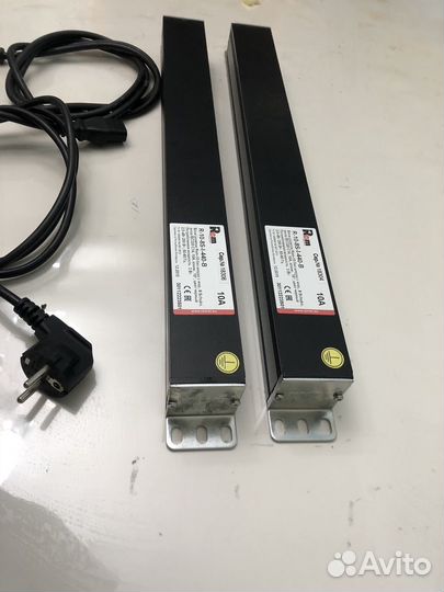 Блок розеток REM rem-10 в стойку 19