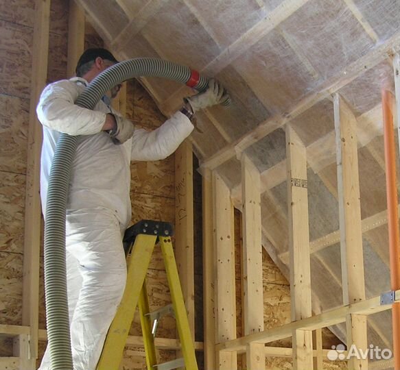 Эковата - утеплитель для кровли, мансарды