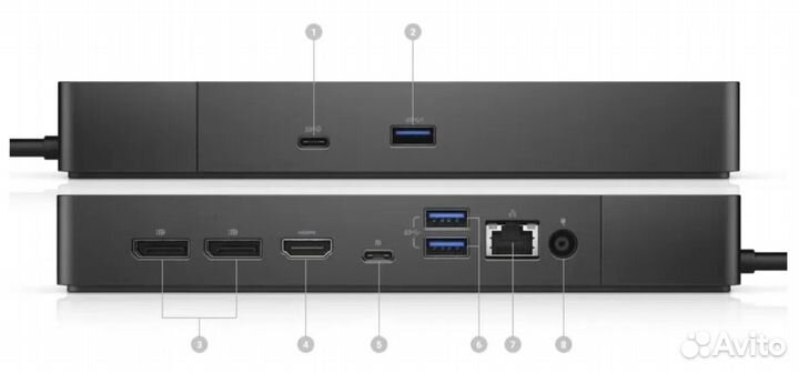 Стыковочная (дополнительная) станция Dell WD19