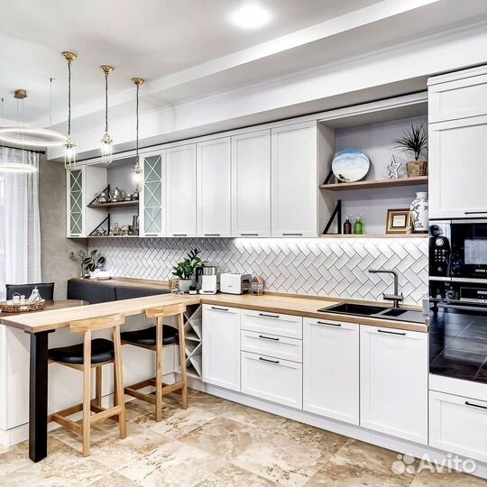 Кухонный гарнитур в скандинавском стиле