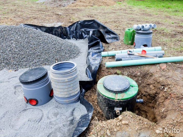 Септик эко Аквалос 3 без откачки