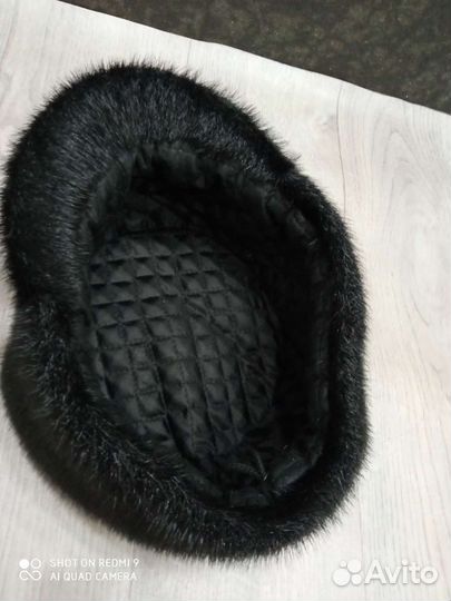 Норковая шапка мужская