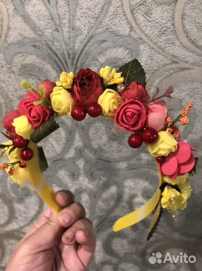 Ободок на осеннй бал