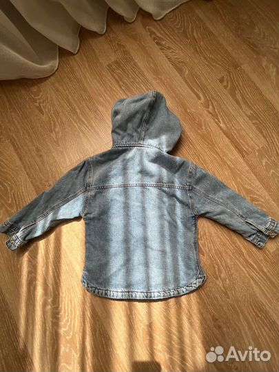 Джинсовая куртка zara для мальчика 92