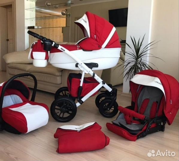 Коляска Verdi vango 3 в 1, двойная амортизация