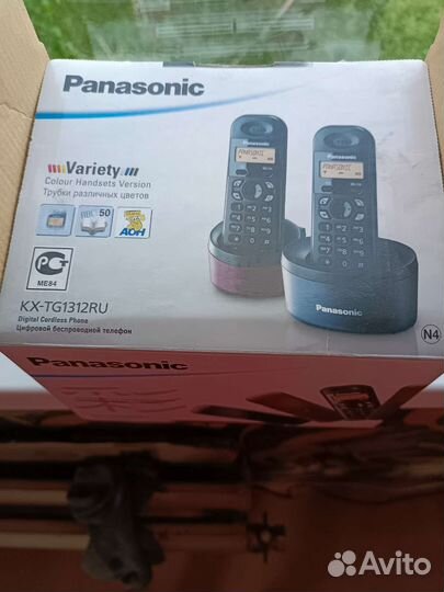 Panasonic kx-tg1312 стационарный телефон