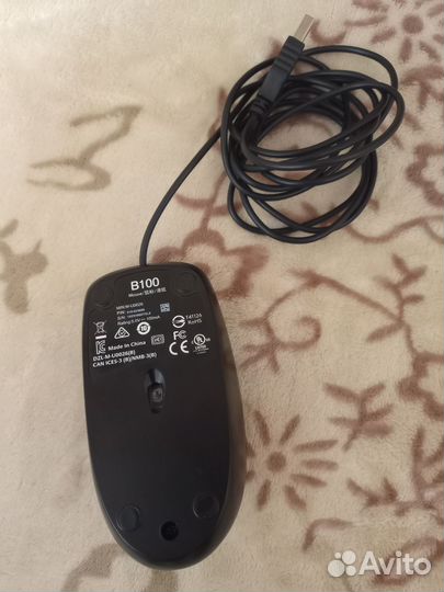 Мышь Logitech b100