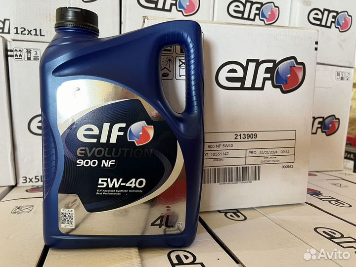Моторное масло Elf Evolution 900 NF 5W-40 4л
