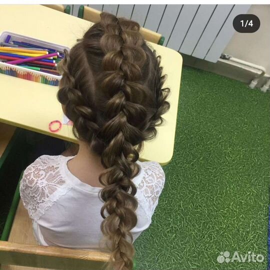 Плетение кос к школе