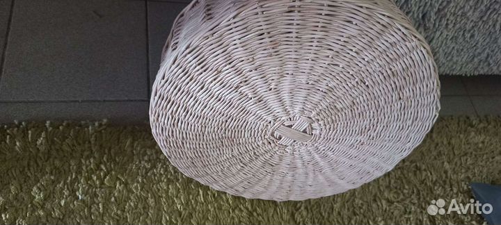 Корзина круглая плетеная