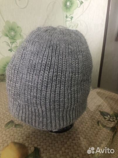 Шапка вязаная, очень тёплая