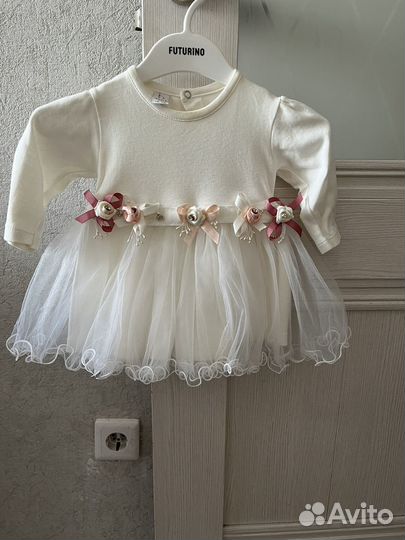 Платье для девочки 74-80